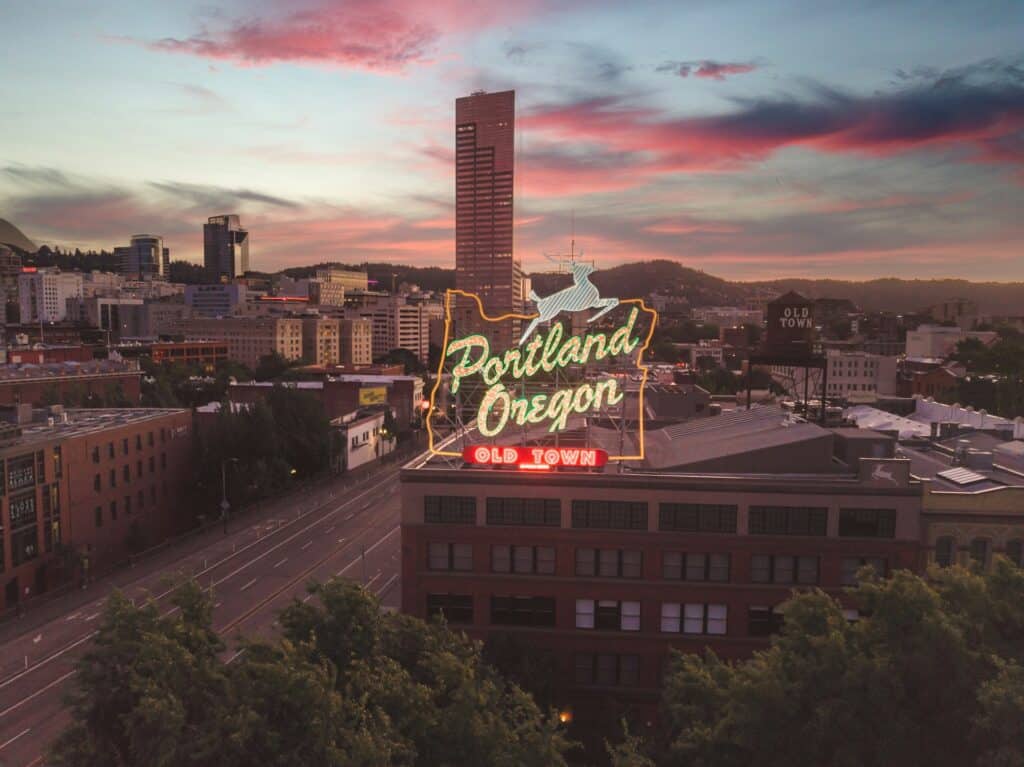 Old Town Portland, Oregon.
