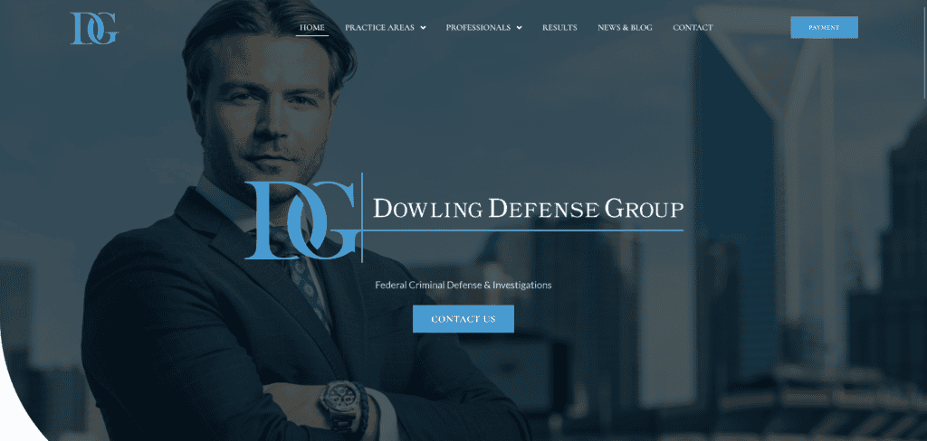Criminal defence website