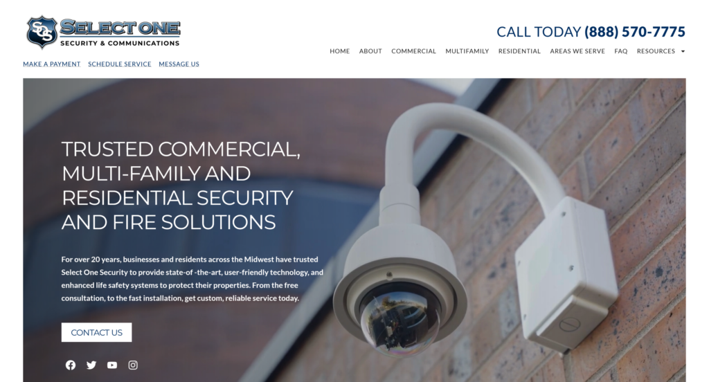 WordPress Web Design - security website